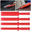 4PCS Multifunction Car Wheel Balancer Adhesive Stick On Tape Weight Scraper Removal Tire Tool Red Universal Garage Tools Car