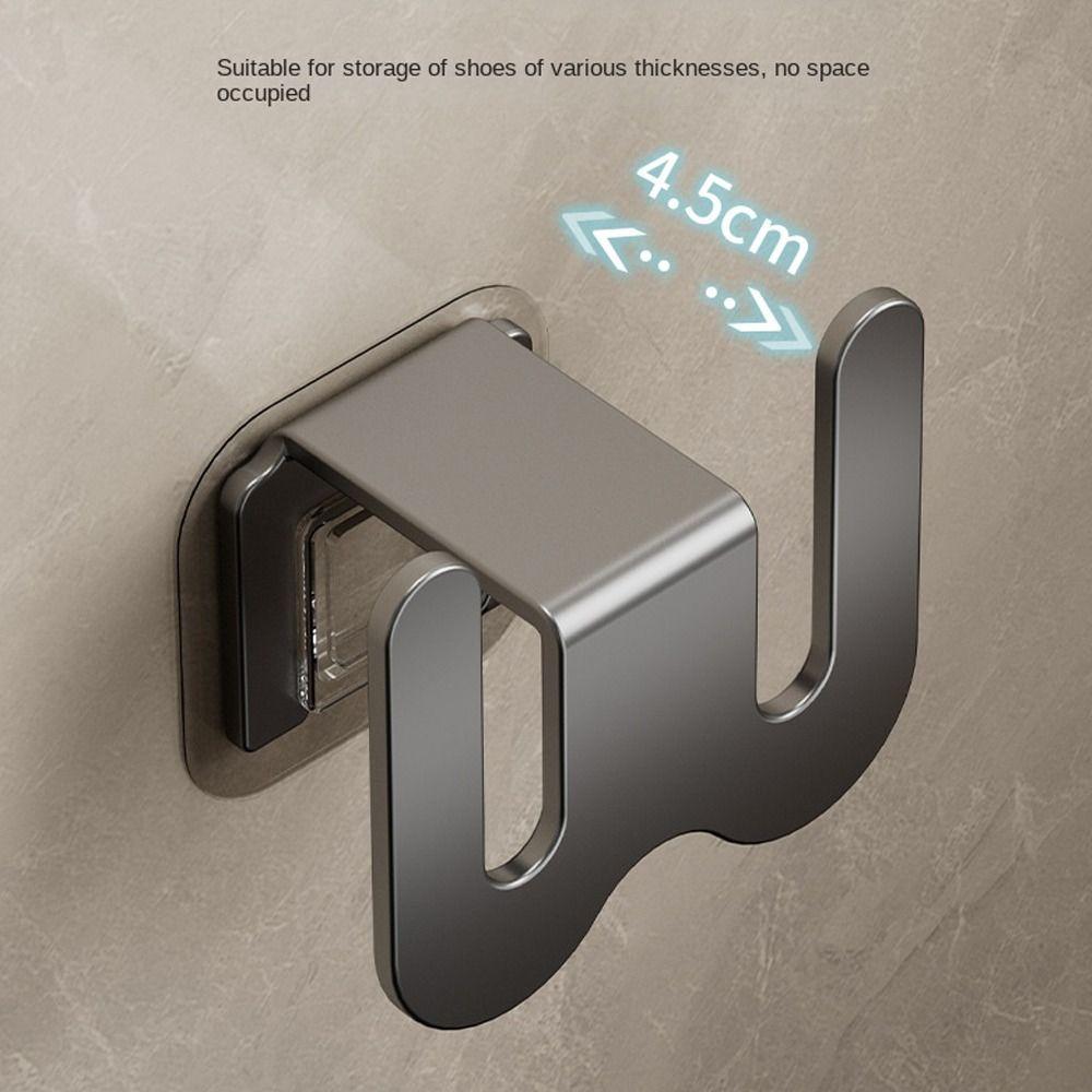 Компактная подставка для тапочек для ванной, многофункциональный органайзер для хранения, крючок для хранения для дома и спальни
