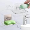 1/3pcs Stainless Steel Soap Rack Soap Box Light Luxury Shelf Punch-free Nail-free Bathroom Single Layer Drain Wall Hanging