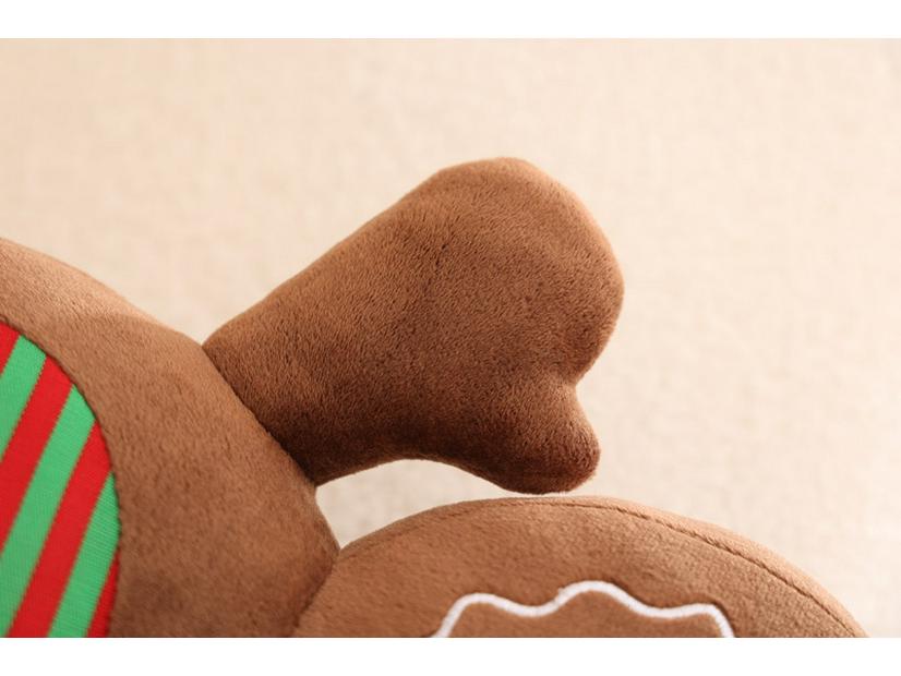 Christmas Gingerbread Man Pillow & Tree Cushion - Holiday Gift for Kids