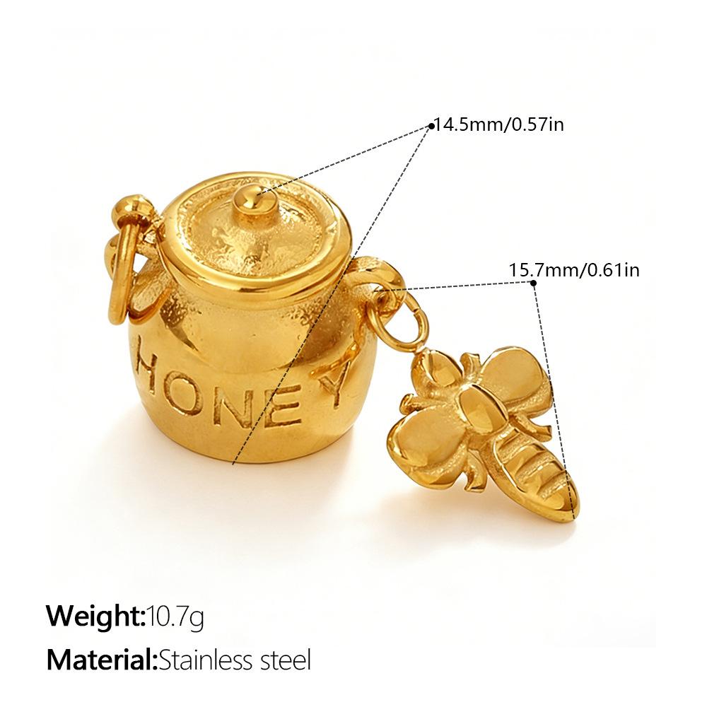 Yori Stainless Steel Retro Coffee Pot Small Charms for Jewelry Making Supplies DIY Necklace Bracelet Making Accessories