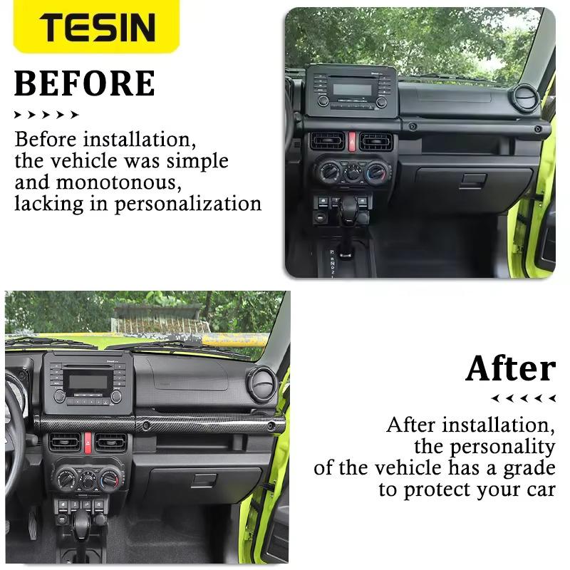 Для Suzuki Jimny JB74 JB64 JC74 2019-2025 Аксессуары Jimny Декоративная накладка на ручку для пассажира Отделка Панель приборной панели центральной консоли