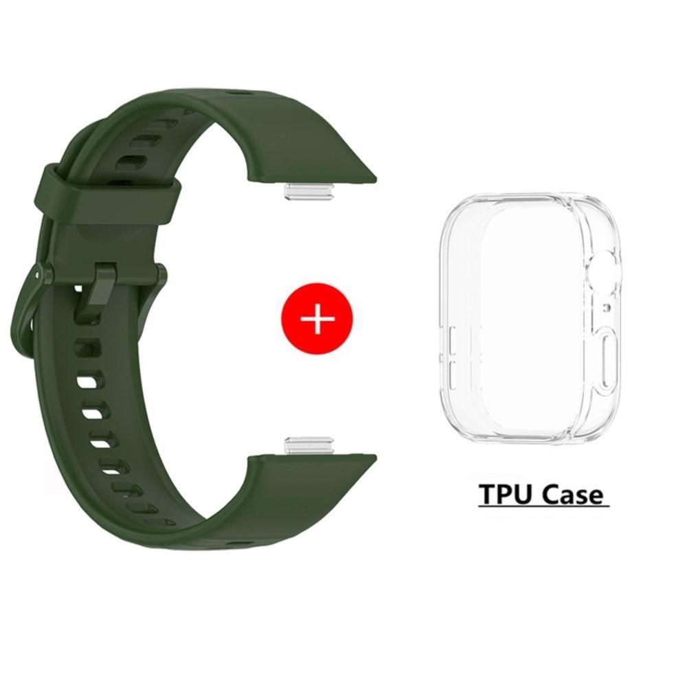Sport Silicone Band+Case For Huawei Watch Fit 3 Strap Smartwatch Accessories Replacement Correas Bracelet for Huawei Watch fit3