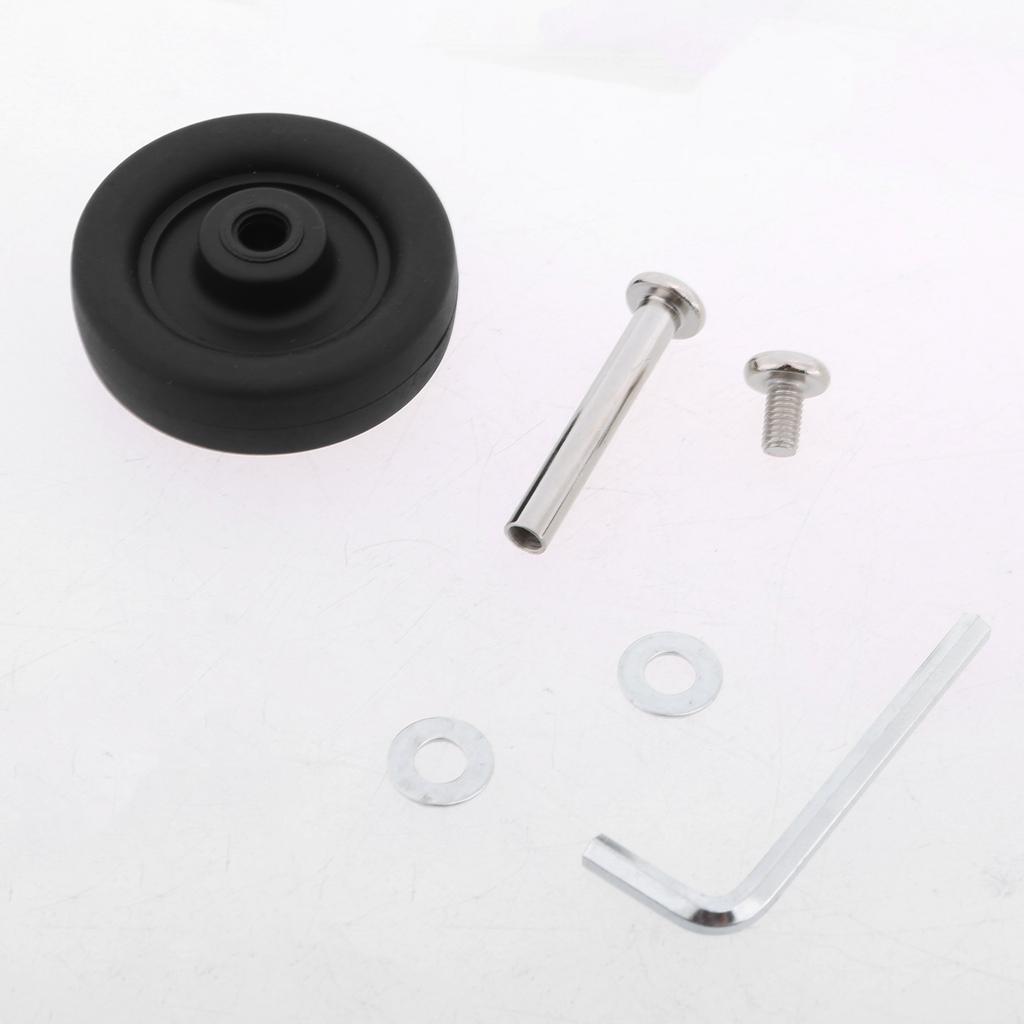 1 шт. практичные вращающиеся на 360 градусов колеса для чемоданов, сменные тихие роликовые аксессуары для чемоданов