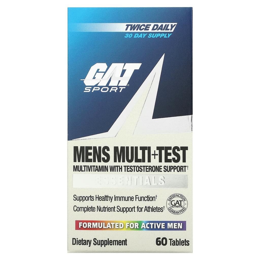 GAT Men's Multi+ Test, 60 Tablets