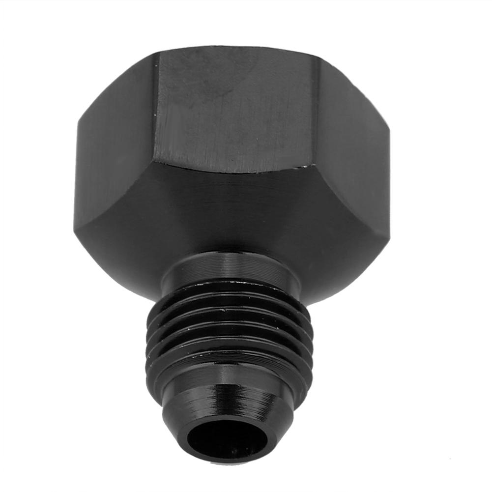 Aluminum Alloy Female AN10 To AN6 Male Flare Reducer Fuel Line Oil Hose Fitting Adapter Black