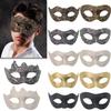 Vintage Plastic Masquerade Masks Crack Pattern Party Decoration Mardi Gras Masks 3 Styles Half Face Mask Festival Costume Party