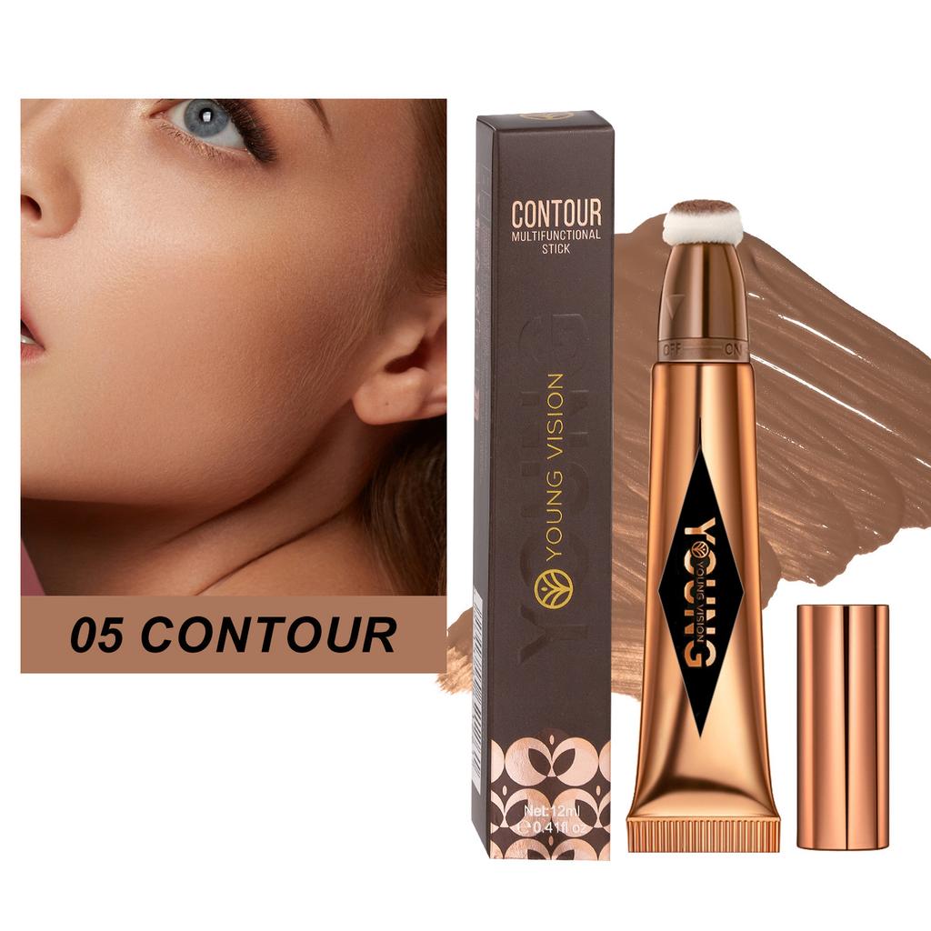 YOUNG VISION Toning Blush Highlight Stick Liquid Blush Hydrates Moisture with Water Resistance