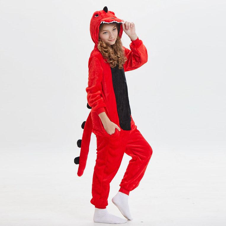 Kigurumi Animal Cosplay Hooded Jumpsuit Pajamas Men Women Long Sleeve Winter Warm Rompe Sleepwear Panda Lion,leopard,elephant,zebra,tiger Cosplay