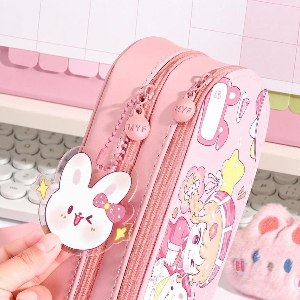 Layered Structure Multi-Functional Pencil Box Cartoon Storage Box For Primary School Students