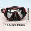 Professional Diving Goggles Waterproof Anti Fog Diving Mask Mirror Silicone Snorkel Mask Tempered Glass Snorkeling Set