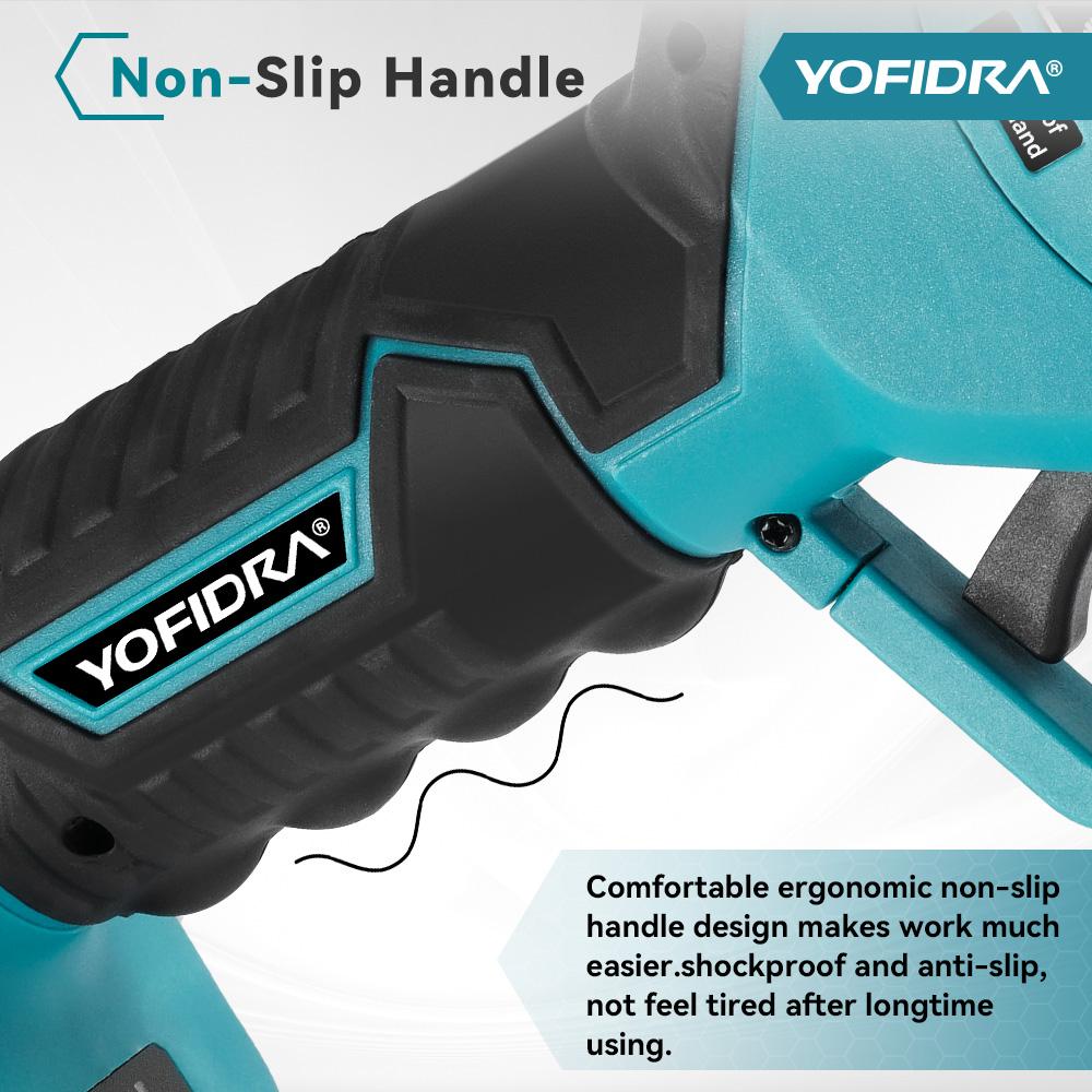 Yofidra 30 мм бесщеточный электрический секатор, мощный секатор, садовый резак для веток деревьев, ножницы, инструмент для аккумулятора Makita 18 В