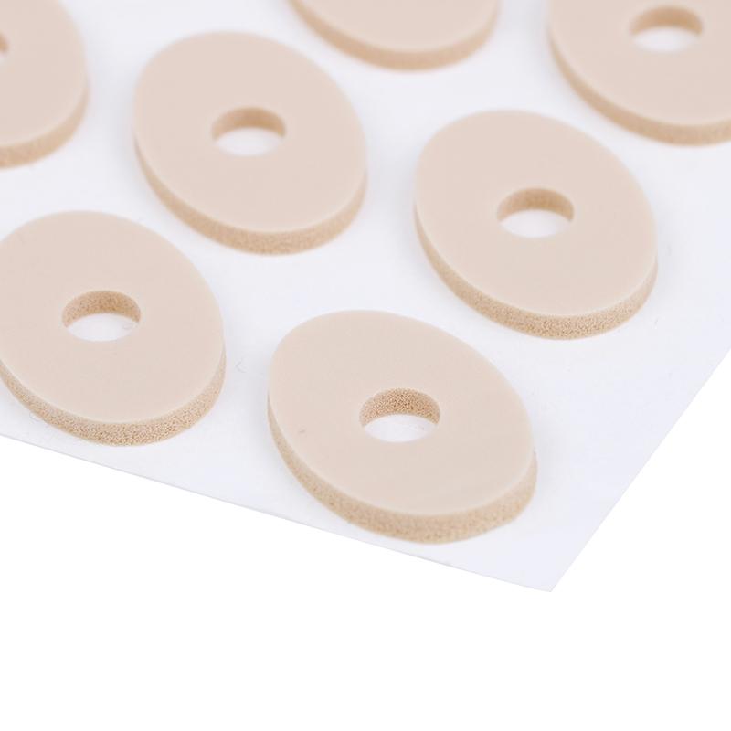 1 лист, 4 вида пенопластовых защитных подушечек для защиты от мозолей с круглым носком, подушка для защиты от мозолей