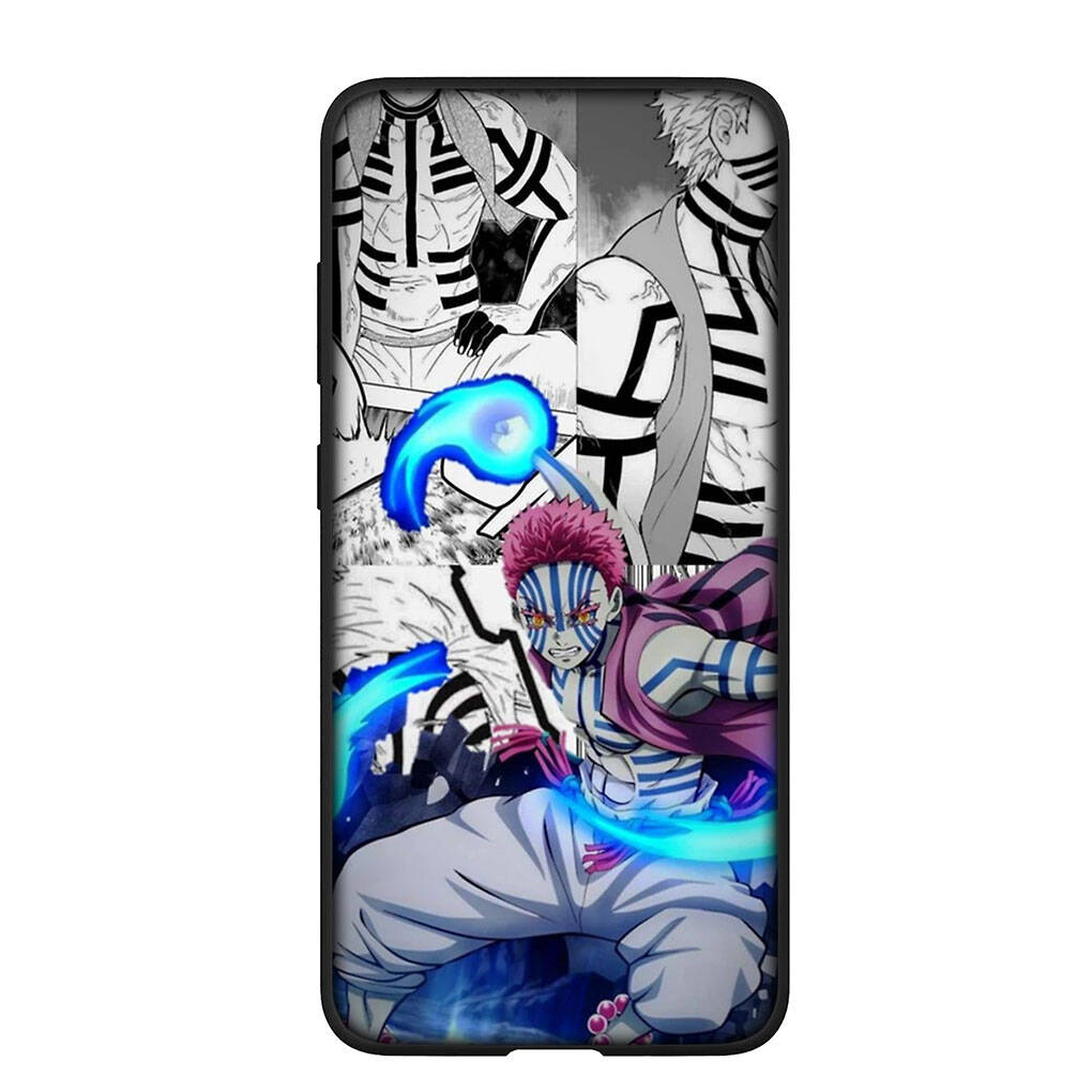 Phone Case for iPhone 17 16 15 Xiaomi Poco F8 F7 X7 X6 M8 C85 C75 C71 Redmi Note 14 13 12 11 Pro Max A4 14C 13C 15C Akaza Demon Slayer Tanjirou Cover