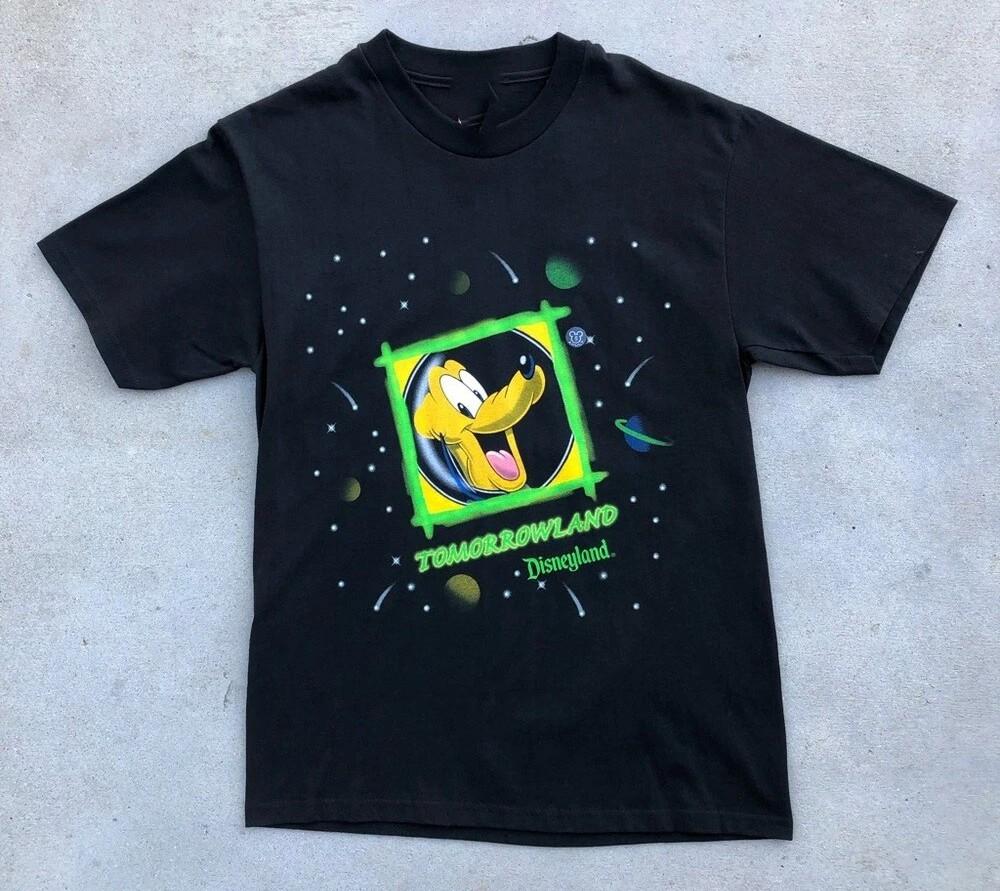 НОВАЯ футболка Дисней Плуто Tomorrowland Disneyland Размеры S-5XL Перепечатка