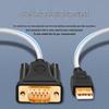 LaiCai Industrial USB 2.0 to RS232 DB9 Male Serial Converter Cable