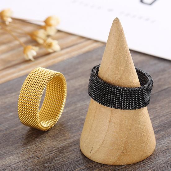 Кольцо на палец, простой стиль, яркий цвет, универсальные, гипоаллергенные, декоративная нержавеющая сталь