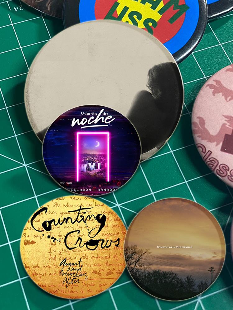 32/44/58 мм музыкальная булавка для крышки Ablum ручная работа брошь для одежды мультяшный косплей значок украшение на рюкзак ювелирные изделия подарок