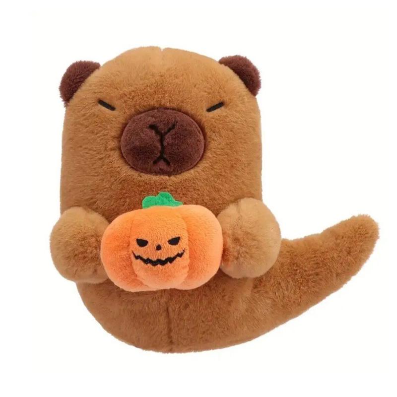 19cm Capybara Ghost Pumpkin Plush Toys Exquisite Halloween Party Decorations Kawaii Sleep Companion Products Gifts For Friends