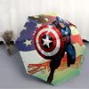 1pc Captain America, Shield Automatic Folding Umbrella - Sturdy 8-Rib Polyester Canopy,Sun-Defying Travel Companion yy251023142