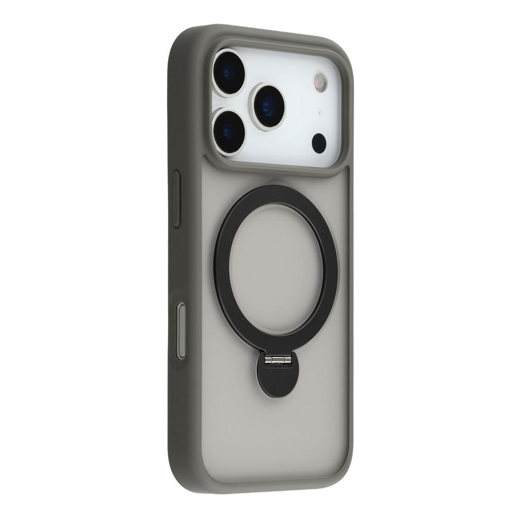 For iPhone 17 Pro Case Rotating Kickstand TPU+PC Magnetic Phone Cover