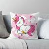 Cartoon Rainbow Horse Print Pillowcase Interior Decoration Office Living Room Home Pillowcase