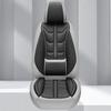1 шт. Чехлы на сиденья автомобиля со встроенной поясничной поддержкой, перфорированная кожа ПУ премиум-класса, всесезонные, универсальная посадка для большинства автомобилей
