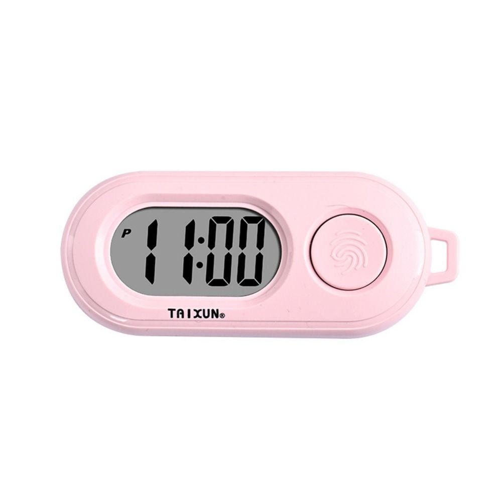 Овальные часы электронные часы брелок настольный дисплей времени мини светодиодные цифровые часы тихий тест