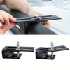 1Pc/2PCS Universal Led Light Bar Roof Rack Mount Bracket - Durable Iron, No-Drill Installation for Suvs & Off-Road Vehicles