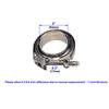 304 Stainless Steel 2" 2.5" 3" 3.5" V band Clamp V-band Exhaust Flange Turbo Exhaust pipes V Clamps Kits Down Pipe Universal