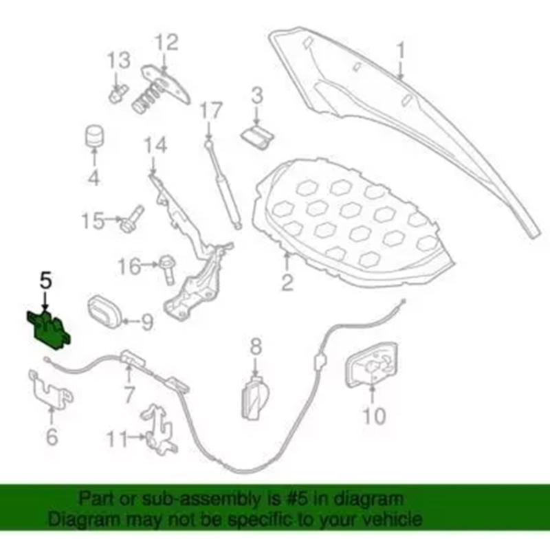 Замки капота Фиксатор Механизм Аксессуары Для S80 V70 XC70 2007-2015 Номер детали OEM 31298609, Металлические конструкции