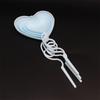 Plastic Heart Cake Flag Cupcake Pennant Valentine's Day Cake Topper Cake Decoration Party Supplies