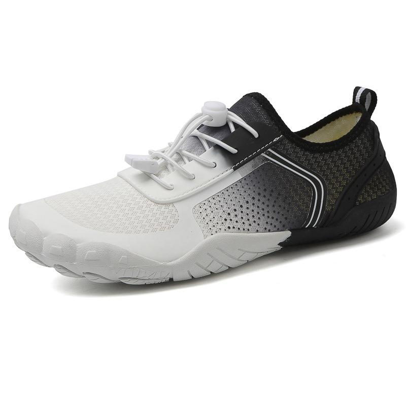 Fixed outdoor five-finger beach shoes couple swimming wading shoes men's and women's waterway amphibious creek walking shoes