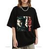 Live Nude Guitars Album T-Shirt Brian Setzer Tour T Shirt Unisex Pop Streetwear Short Sleeve Tee Shirt FeUnisex Black Clothings