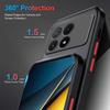 Противоударный матовый бронированный чехол для Xiaomi Poco X7 Pro X6 X5 X4 GT X3 NFC M5 M4 M6 Pro F5 Pro F3 F4 F6 Бампер Противоударная крышка для телефона