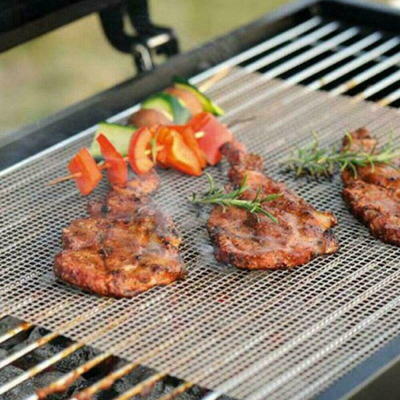 Прочный Антипригарный Коврик для Гриля BBQ для Бесшовного Приготовления и Выпечки