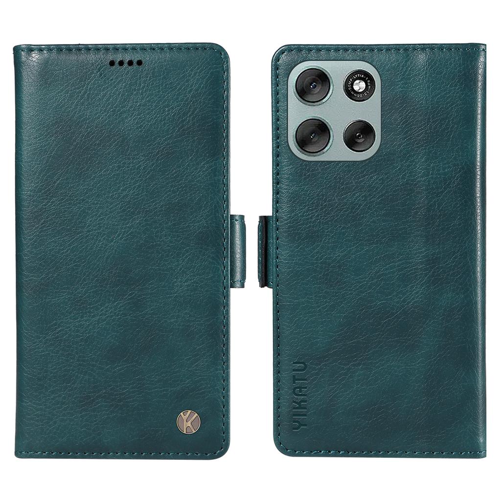 For Motorola Moto G56 5G Case YIKATU YK-007 Litchi Texture PU Leather Wallet Phone Cover