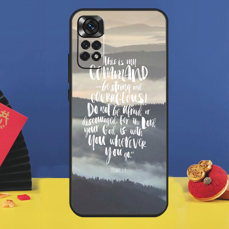 Bible Verse Quotes Case For Xiaomi Redmi Note 14 13 Pro 12 10 11 15 Pro Plus Redmi 15 15C 10C 12C 13C 14C Cover