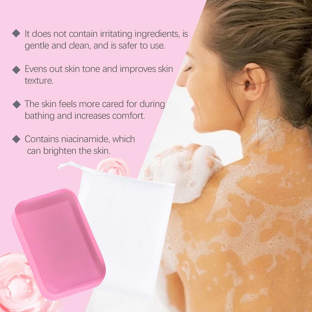 Kojic Acid Whitening Soap Deep Cleaning Chicken Skin Dark Spot Remover Oil Control Brighten Armpit Underarm Knee Lightening Soap