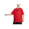 Sportswear Logo Loose Fit Crew Neck Comfortable Short Sleeve T-Shirt Women Tops University-Red HJ2994-657