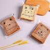 100Pcs Self-adhesive Candy Gift Bags Plastic Bread Packaging Bags Sandwich Packing Bags Bread Toast