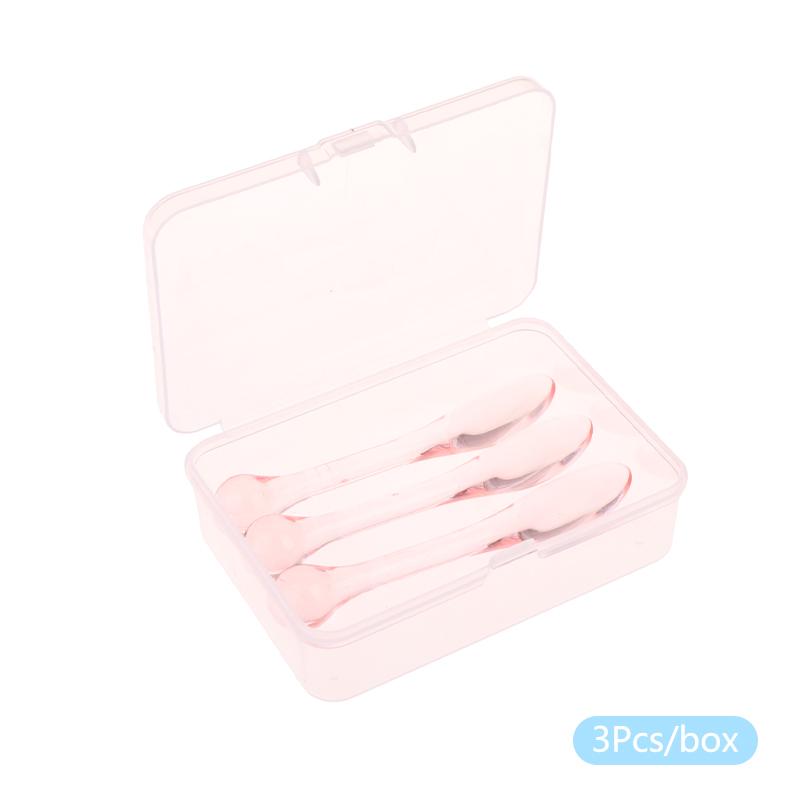 1/3 шт. акриловые косметические лопаточки-скупы с коробкой, ложка для смешивания крема для лица, маски, глины, инструменты для красоты, впитывающий ролик, аппликатор для лица