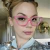 Fashion Tr90 Cat Eye Contrast Color Women Glasses Frame Retro Spring Hinge Anti -Blue Light Eyewear Men Optical Frame