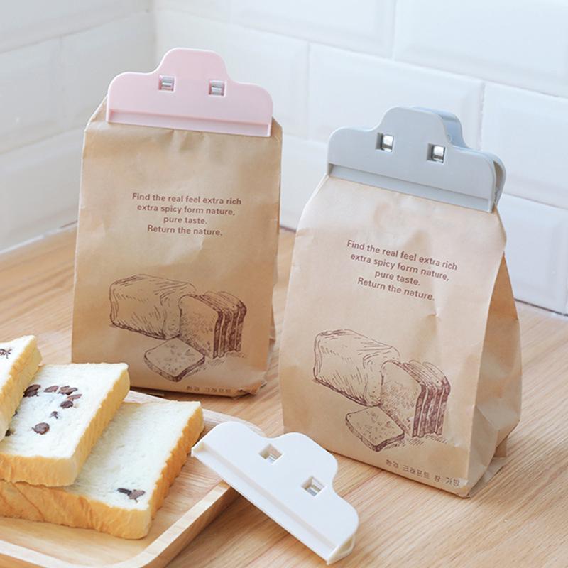 Fashion Plastic Tool Storage Food Food Bag Sealing Food Preservation Moisture-proof Portable Sealer Clamp Snack Clip Kitchen Clips Home Supply