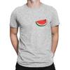 Watermelons Palestined Men's T Shirt  Vintage Tees Short Sleeve Round Neck T-Shirt 100% Cotton Gift Idea Tops