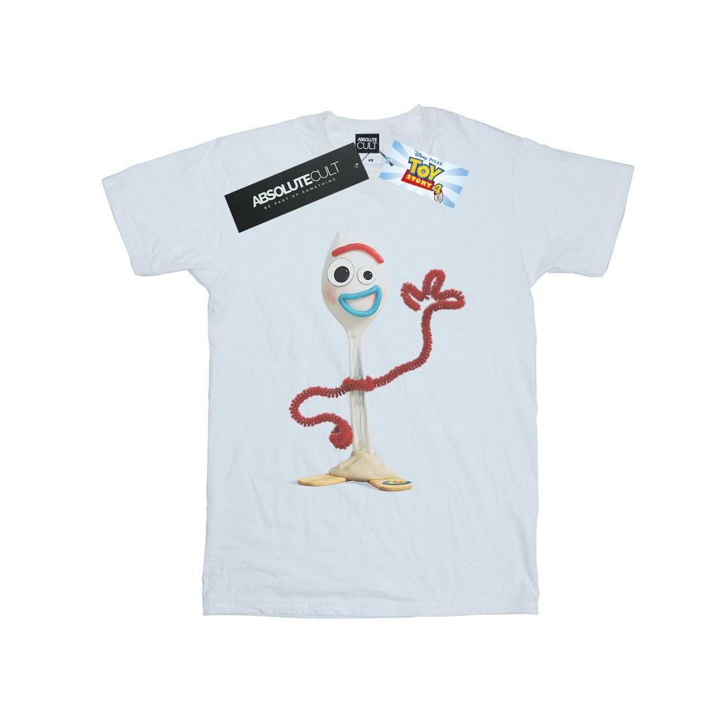 Disney Womens/Ladies Toy Story 4 Forky Cotton Boyfriend T-Shirt