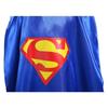 Kids Superman Costume with Cape 3D Lycra Premium Red Blue 140cm 6-7 Years