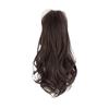 Women Curly Ponytail Extension Hairpiece with Claw Clip Fluffy Natural High Temperature Fiber Messy High Ponytail Long Wavy Wig Synthetic Hair