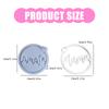 Mom Letter Silicone Candle Molds for Epoxy Resin Candle Soap Chocolate Fondant Hanging Decoration Mother Day Present