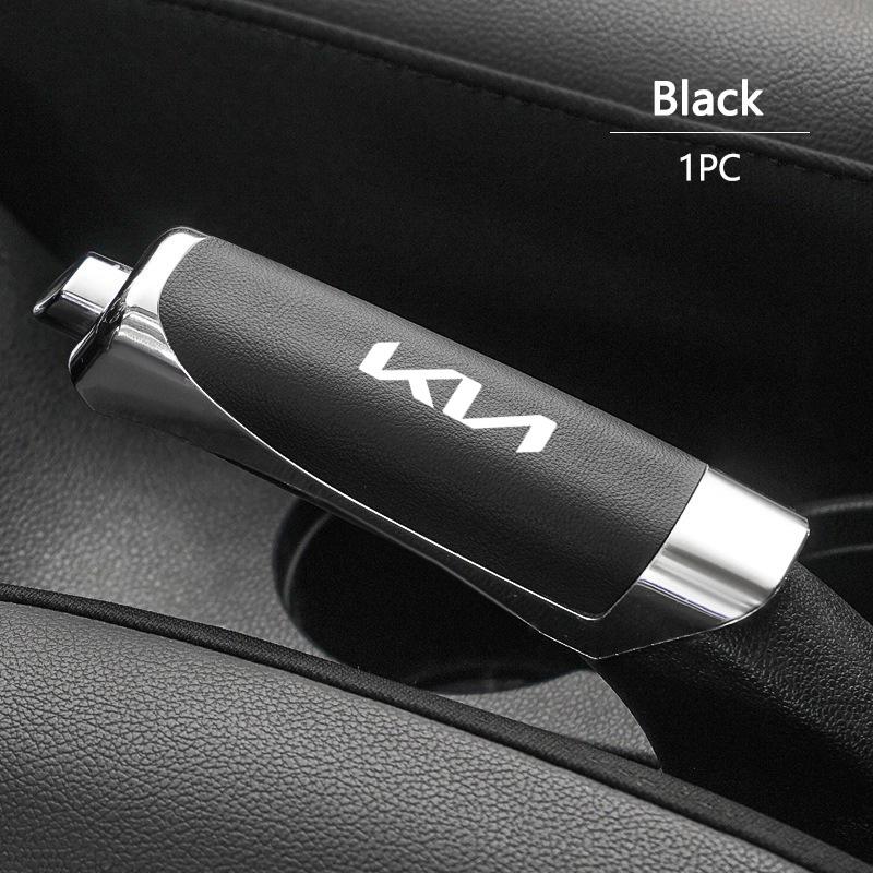 AEJ1 For Kia Rio Ceed Sportage Cerato Soul Sorento Picanto Optima Leather ABS Car Handbrake Grip Protector Case Hand Brake Cover